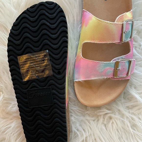 Tie Dye Footbed Sandals - Picture 4 of 16